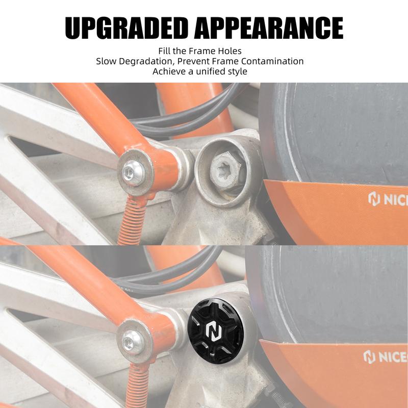 NICECNC Motorcycle Pivot Hole Cap Covers for KTM SMCR 690 SMC R 690 Enduro R 2008-2025 Husqvarna 701 Supermoto 701 Enduro 16-25