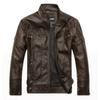 Модная модная куртка мужская куртка, мужская мотоциклетная куртка из искусственной кожи