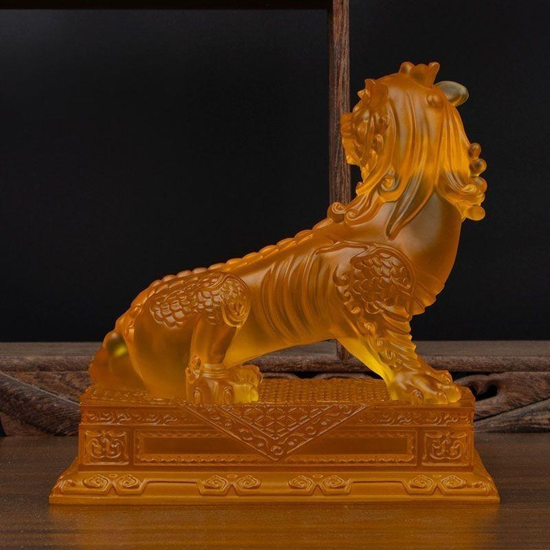 Car-Mounted “Ti Ting” Ornament, Water-Glass Ksitigarbha, Guardian Mount Wealth-Attracting Living Room Decor