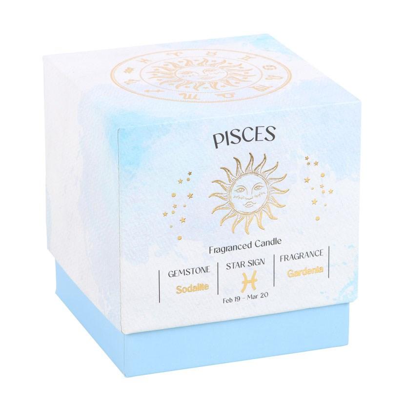Something Different Pisces Gardenia Aquamarine Scented Candle