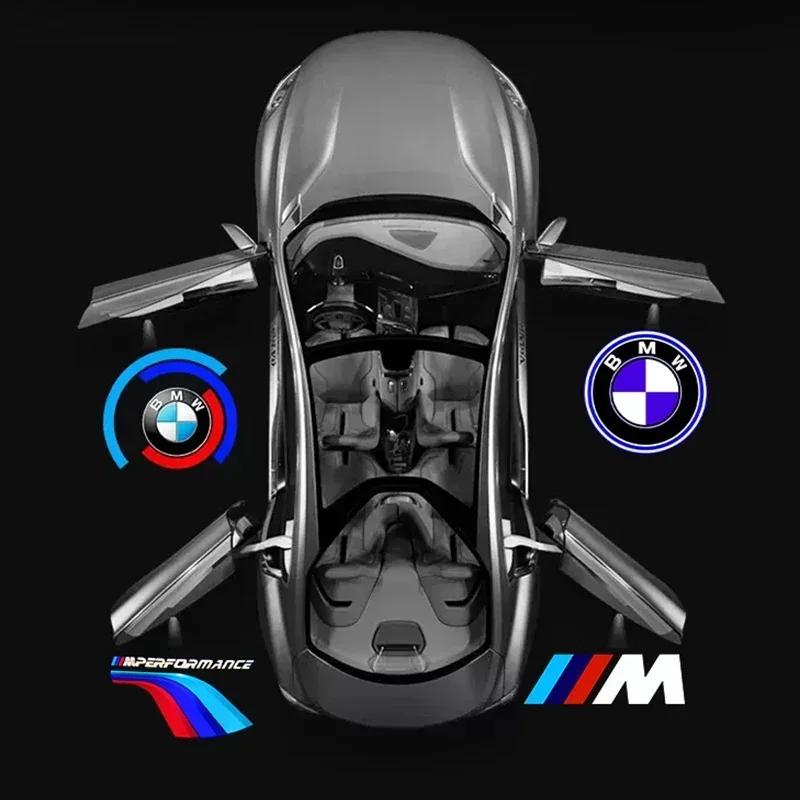 2 шт. Светодиодная лампа-проектор приветствия на дверь автомобиля для BMW X5 E70 E60 F10 F20 F30 X3 X6 Z E90 E92 E83 E87 E46 Серии 3 5 6 7