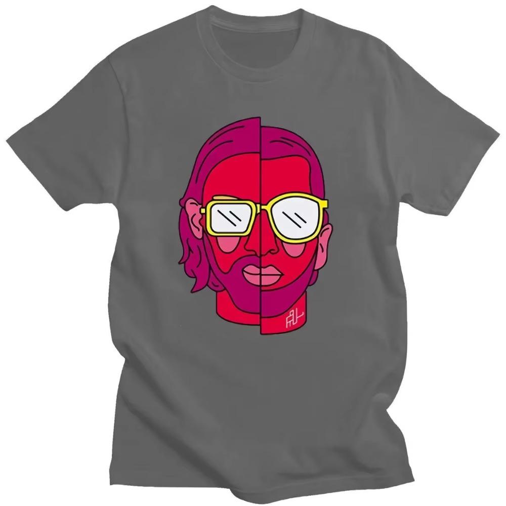 Мужская футболка Le Monde Chico Альбом PNL Французский рэпер Графический принт Футболка Мужская Хип-хоп мода Футболка с коротким рукавом Уличная одежда