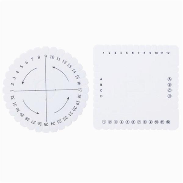 Пластины для бисероплетения,круг и квадрат