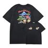 Yoshida Yu Monchhichi Short Sleeve T-Shirt Japanese Pattern Embroidery Back Print Top Jersey Cotton Womens Mens Spring Summer