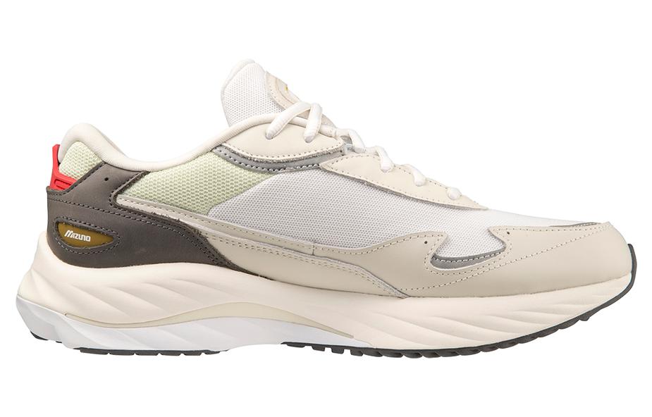 Мужские кроссовки Mizuno Mizuni Wave Rider Beta Белый Серебристый Облачный Sunstruck Белый/Серебристое Облако/Sunstruck