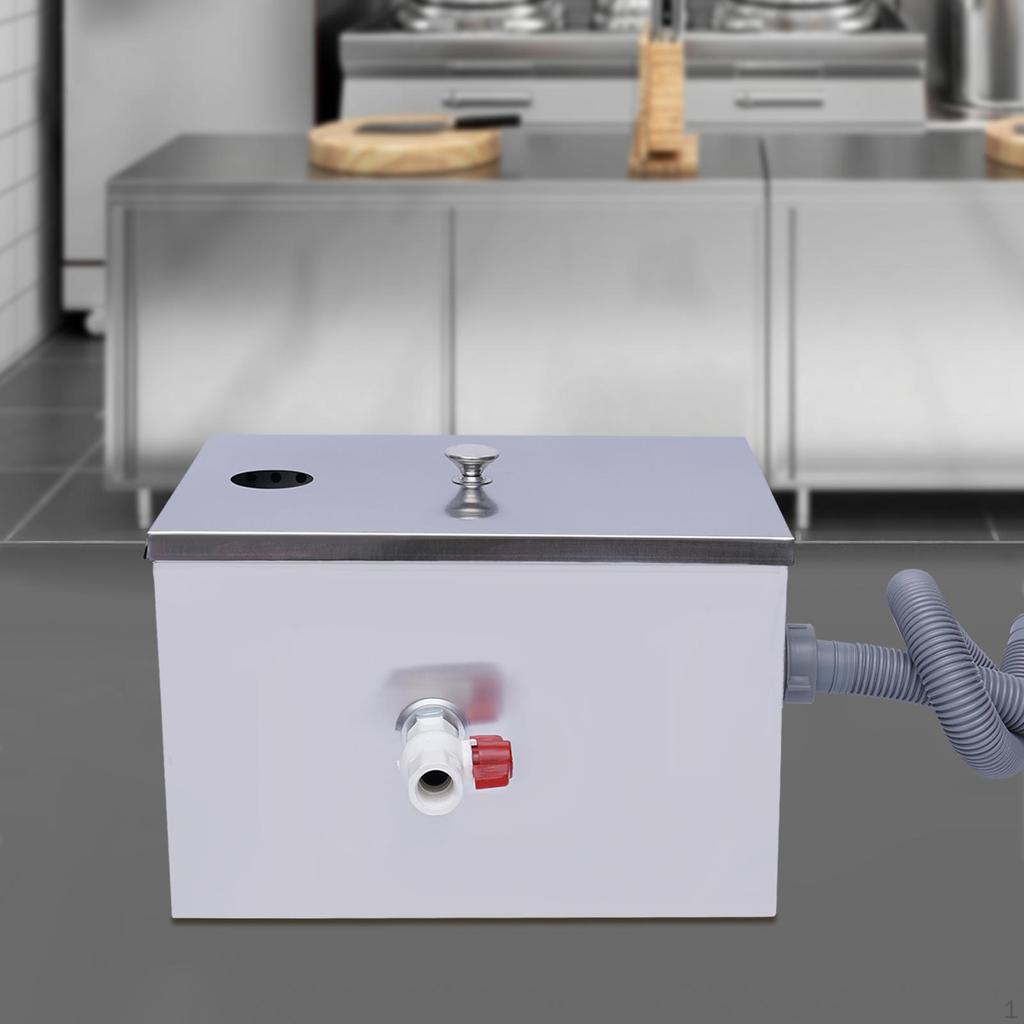 Фильтр-сепаратор для сточных вод под раковиной с верхним входом, коммерческий жироуловитель для завода,