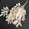Leaf Peanut Artificial Silk Floral Bouquet Long Stem Wedding Decor Display Home