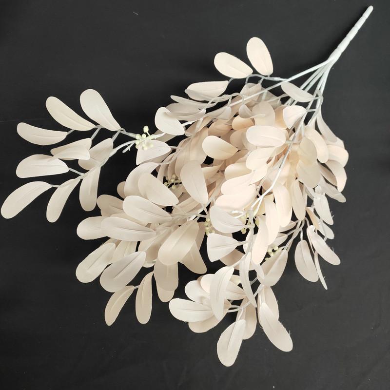 Leaf Peanut Artificial Silk Floral Bouquet Long Stem Wedding Decor Display Home