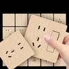 GJIROL 86-Type Champagne Gold Switch Panel Socket