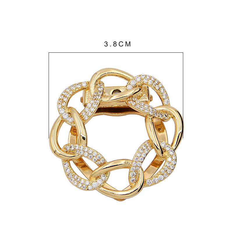 High-End Dual-Purpose Flower Brooch & Scarf Buckle Corsage Pin