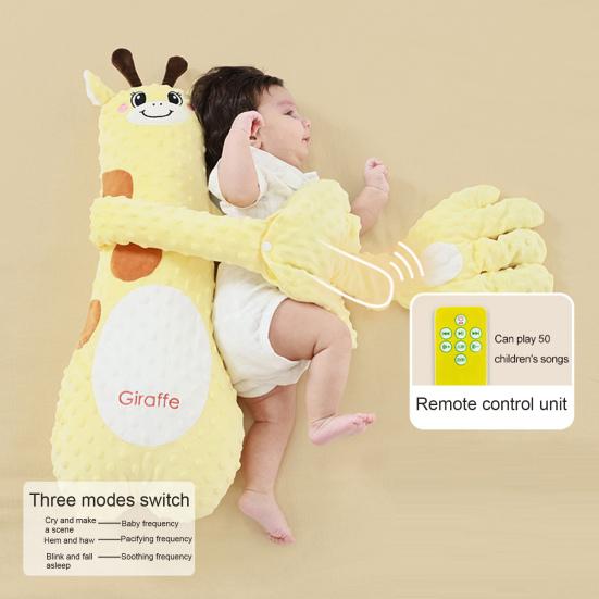 Yousheng Infant Exhaust Pillow with Cartoon Animal Patterns Easy To Clean Safety Materials Sleeping Pillow for Emotional Soothing