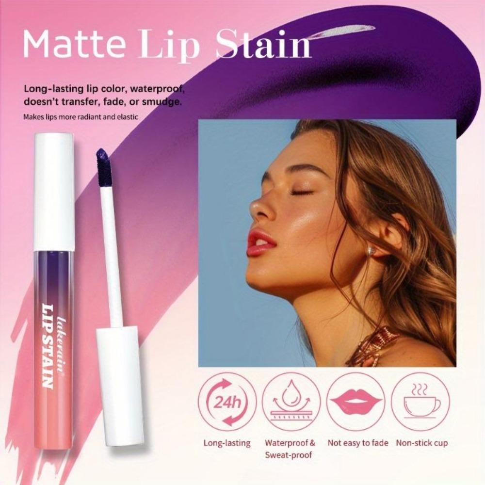 Matte Velvet Tear-off Lip Gloss, Charming Lip Makeup, Long-lasting and Waterproof