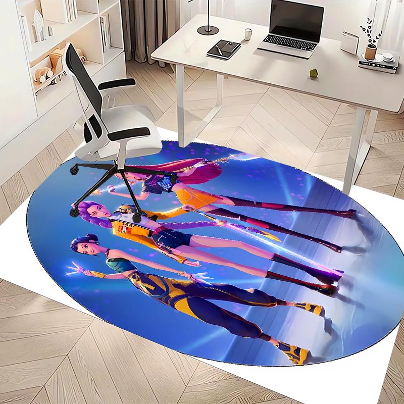 Kpop Hunter8 Printed Absorbent Washable Carpet, Non-Slip Bathroom Mats, Kitchen Rugs, Yoga Mat,Living Room Entrance, Camping Picnic Rugs