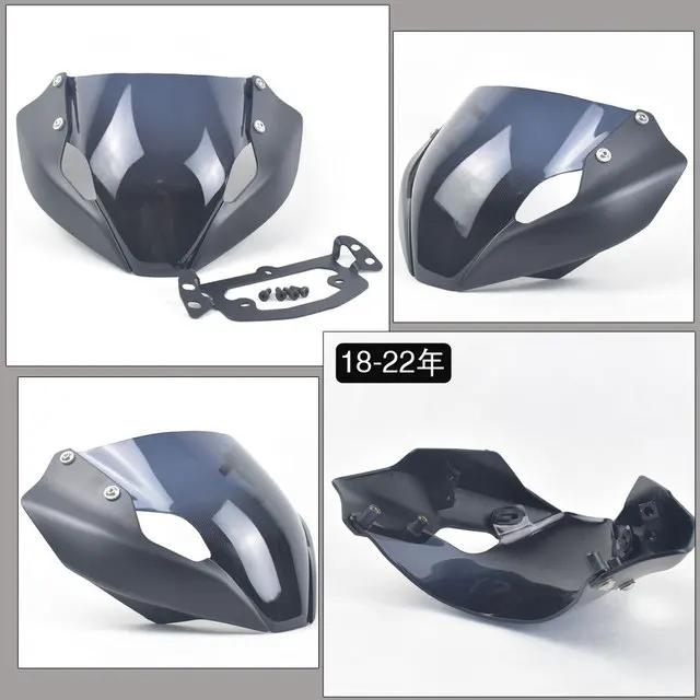 Motorbike Windshield Deflector With Bracket Mounting Screws For DUCATI MONSTER 797 821 1200S 2014-2025 Years