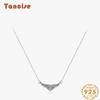 Tancise S925 Sterling Silver Luxury Personality Pendant Necklace Women's Classic Tide Necklace