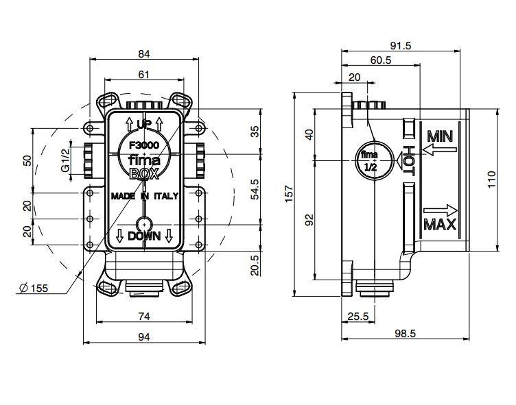 Element Podtynkowy Dessi Home F3000.Dsh 15,7X84X9,1Cm