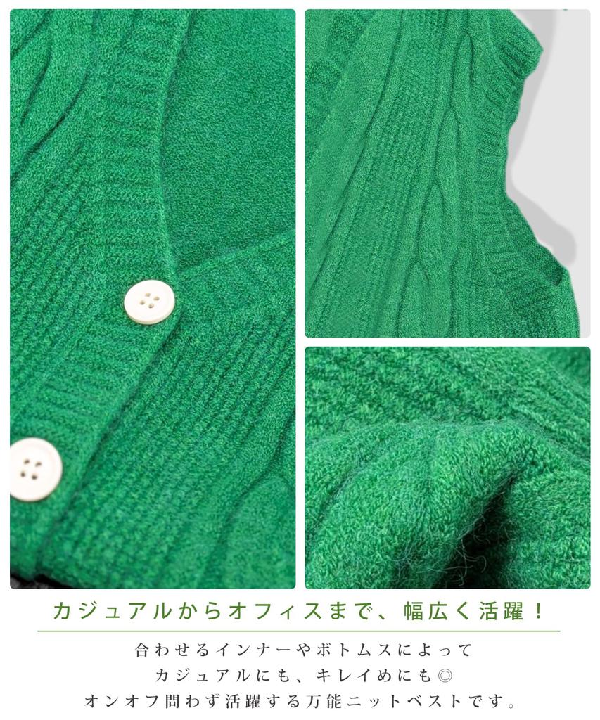 Женский жилет крупной вязки J.STORE, Повседневный, Для прогулок, Свободного кроя, Элегантный, Весна/Осень, Школа, V-образный вырез, Черный, 5S-J03-BKM