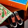 Vans Miro&Wujo X Ограниченная серия кроссовок-хайтопов для скейтбординга к году Кролика Унисекс Черно-оранжевые VN0A4BVTY8J