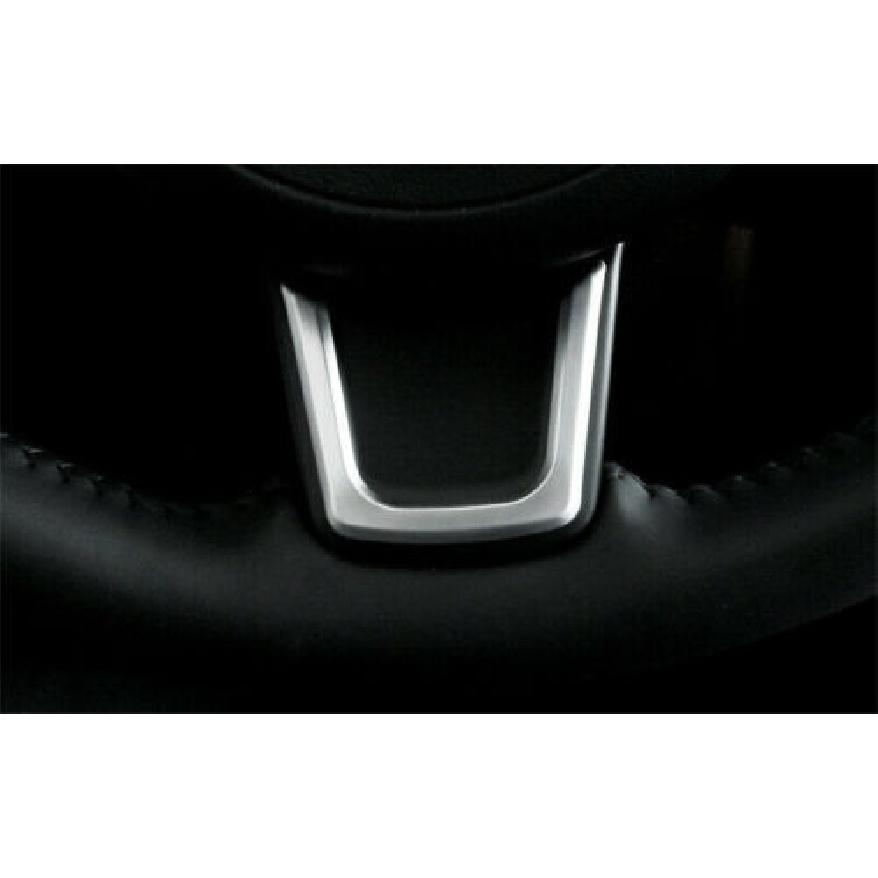 Matte Silver ABS For Jaguar XF 2016-2020 Cover Trim 1PCS Steering Wheel Sheet