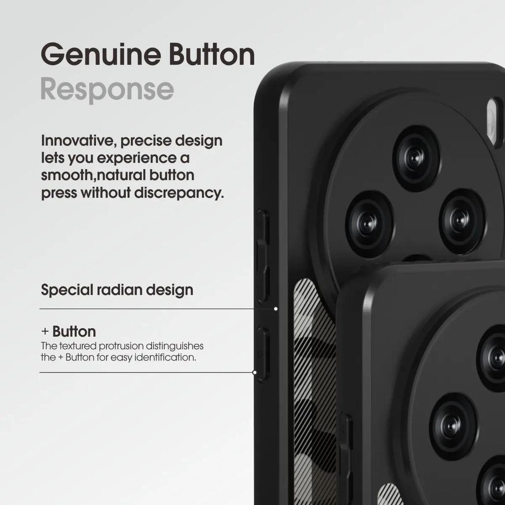 (В комплекте ремешок на запястье)Чехол IBMRS для VIVO X200 Pro mini, ультратонкий, ультрагладкий, приподнятые края защищают камеру и экран - черный камуфляж