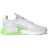 adidas Кроссовки унисекс NMD R1 V2 White Signal Green, обувь-белый GX4985