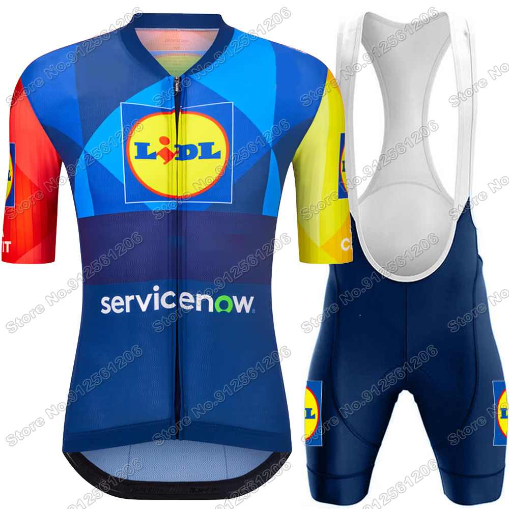 Комплект велоформы Lidl Чемпион мира Велосипедная одежда Мужской комплект с коротким рукавом Дорожный велосипедный комплект Костюм Велосипедные шорты на лямках