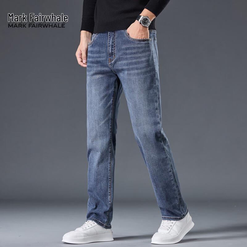 Мужские винтажные джинсы прямого кроя Mark Fairwhale в стиле business casual