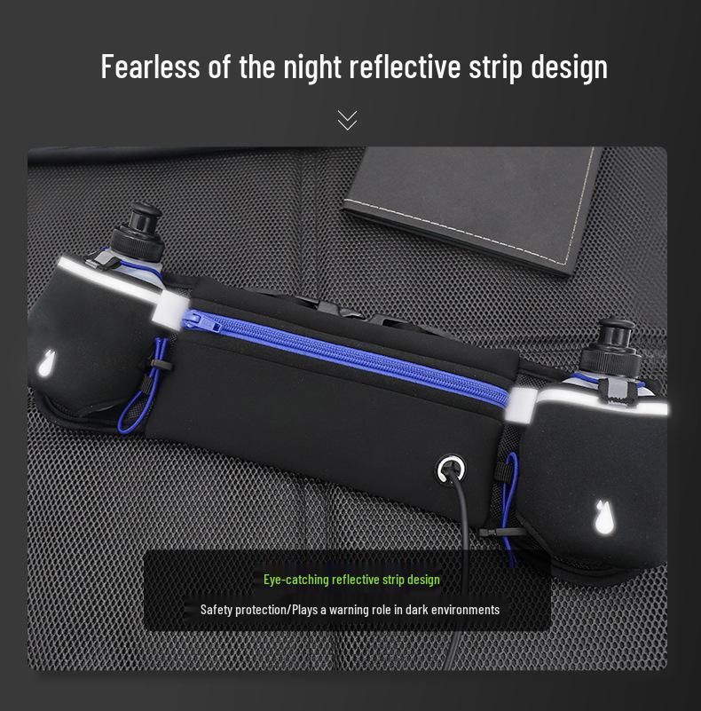 Многофункциональная поясная сумка для занятий спортом на открытом воздухе, с держателем для бутылки с водой