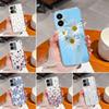 For Vivo Y22S Y37 Y27 Y35 Y36 Y33 Cover Case Pretty Flowers Pattern Ultra Thin Transparent TPU Soft Back Cover Shockproof Shell For Vivo Bumper Casing