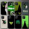 Новый чехол для телефона Wicked The Musical для Iphone 11 12 Mini 13 14 Pro Xs Max X 8 7 6s Plus 5 Se Xr Shell