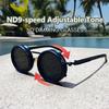 Protective Glasses Punk Polarized Round Sunglasses ND9 Adjustable Dimming Sun Glasses Men Women Fishing Eyeglasses Outdoor UV400