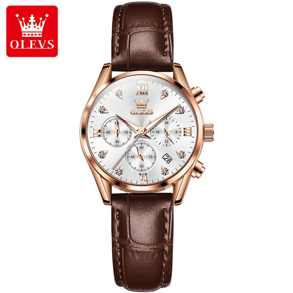OLEVS New Watch Elegant Fashion Trend Waterproof Luminous Quartz Watch Women's Watch