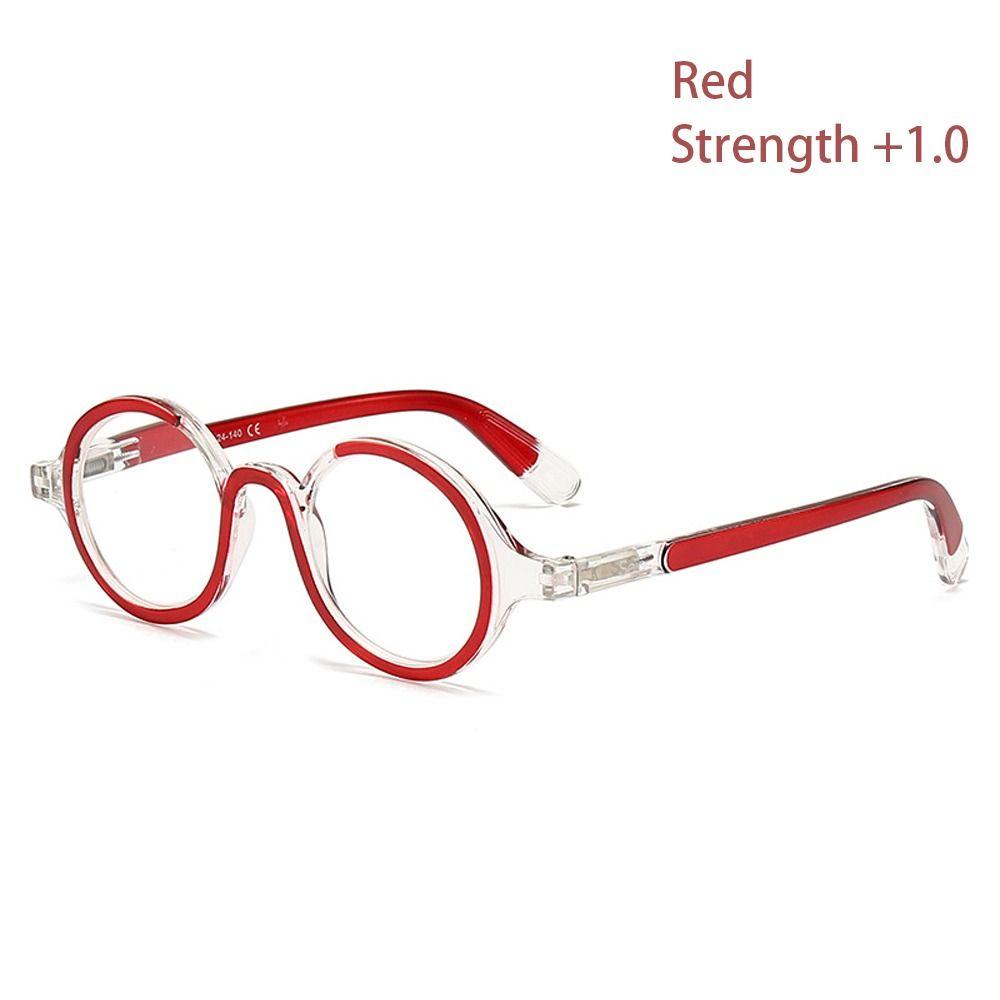 Vision Care Presbyopic Eyeglass Round Frame Anti-Blue Light Glasses  Women Men