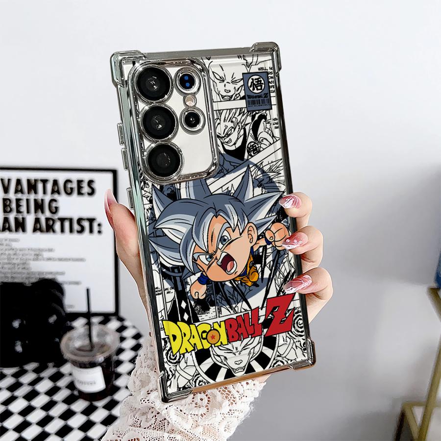 Чехол для телефона DBZ Dragon BALL для Samsung Galaxy S21 Plus S20 FE S24 S22 Ultra S25 Edge S23 Прозрачный чехол