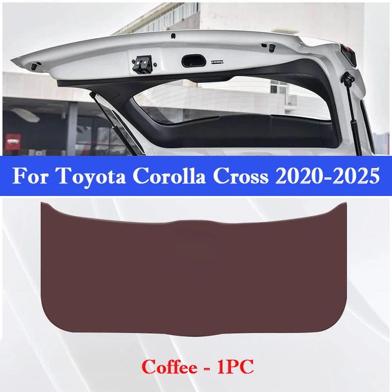 Для Toyota Corolla Cross 2020 - 2026 Накладка на дверь багажника от пинков Защитная накладка на крышку багажника Коврик в багажник Аксессуары для декора салона