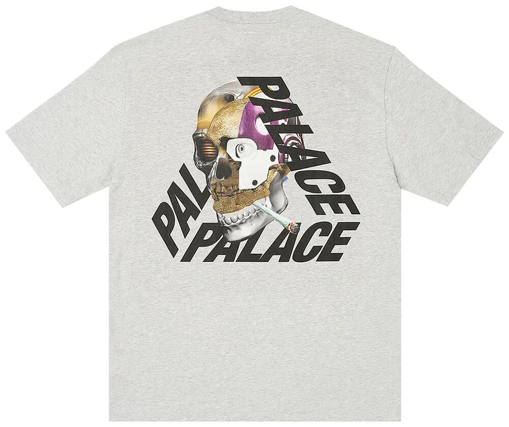 Palace Baked P-3 T-Shirt Grey (Size XL) Unisex T-Shirt