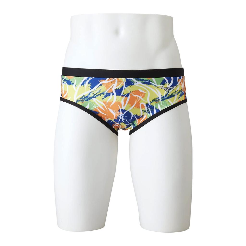 Mizuno EXER SUITS Суперкороткий купальник Размер Размер для соревновательных и тренировочных заплывов Мужской (Коллекция Ri) N2MB2570, L, Желтый, 45,