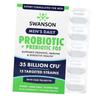 Комплекс ферментов для мужчин, Men's Daily Probiotic + Prebiotics FOS With Saw Palmetto, 60вегкапс (69280052)