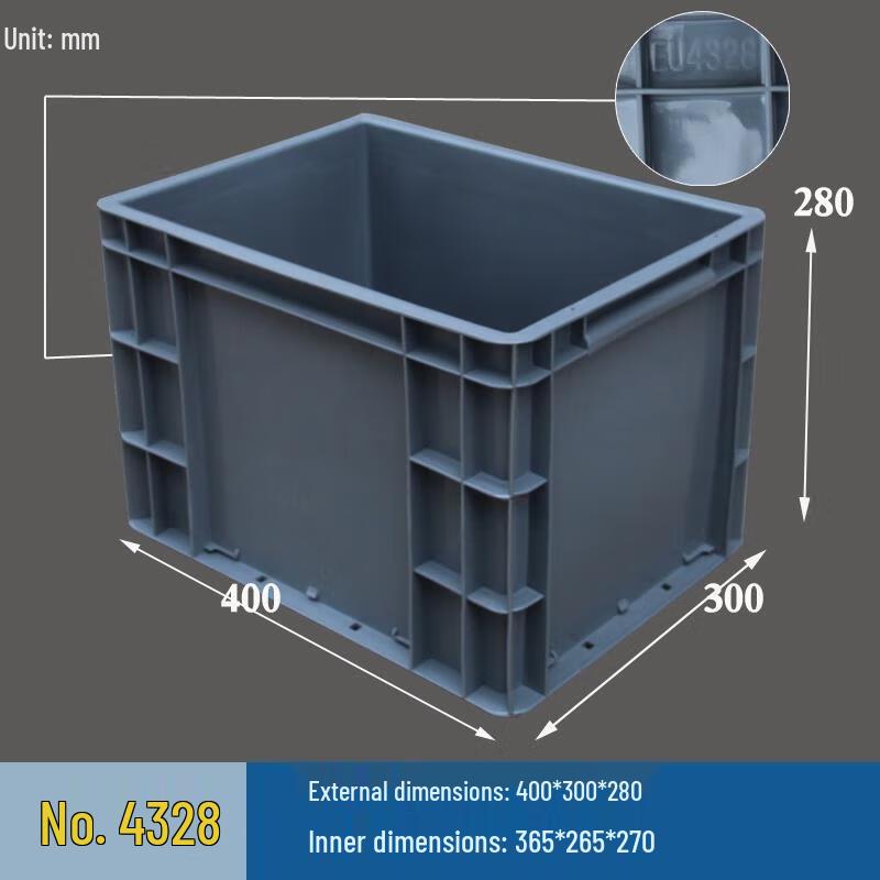 Rectangular Plastic Turnover Box