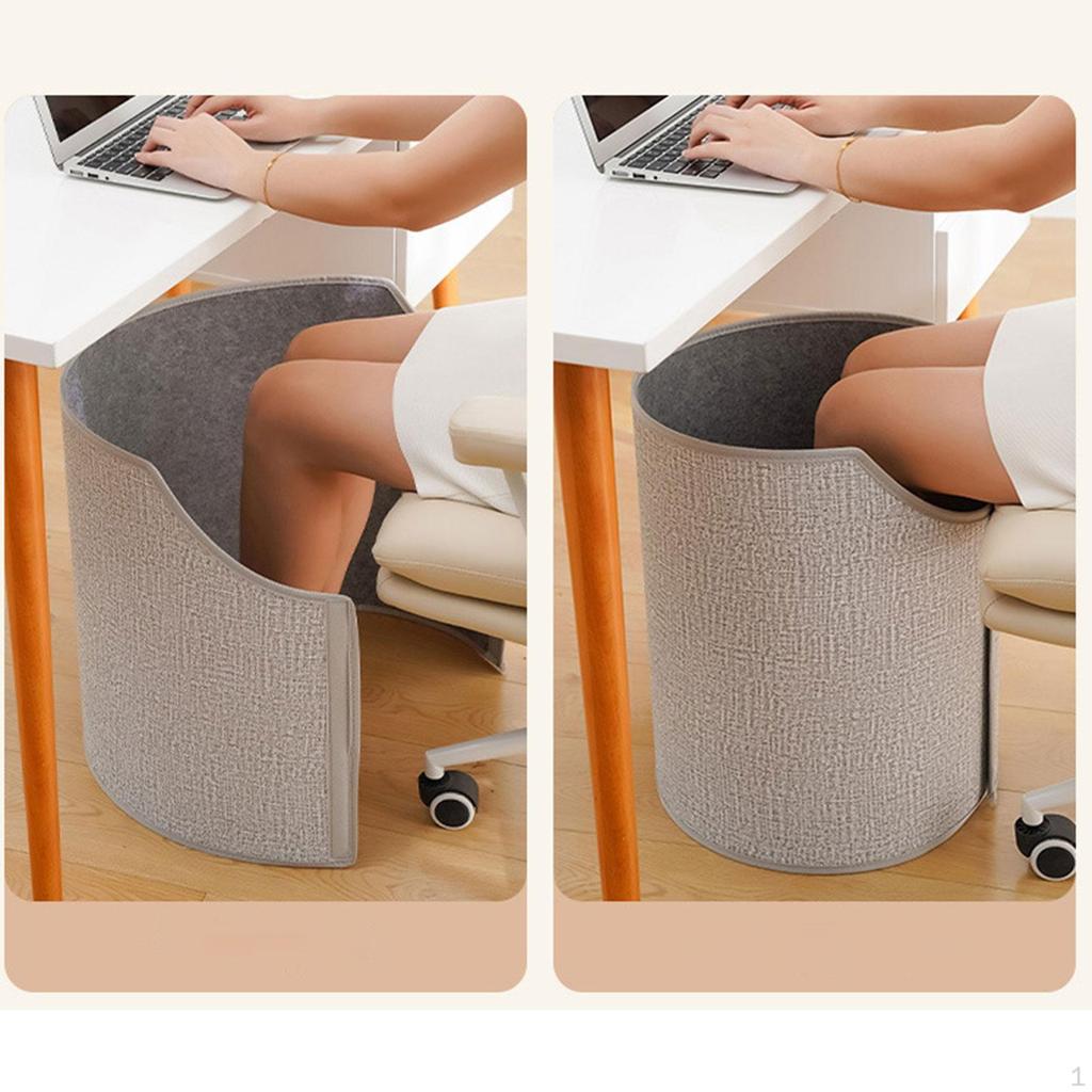 Подстольный обогреватель для ног Премиум Складной Тихий Обогреватель для Студии Дома Общежития Розовый