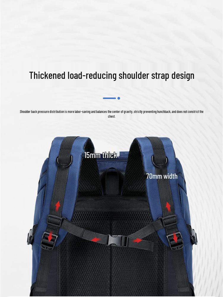 Большой мужской повседневный дорожный и спортивный рюкзак для студентов колледжа.