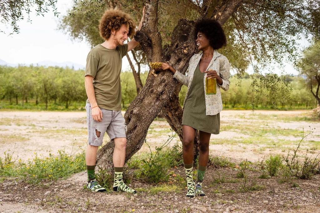 Оливки - разноцветные носки 36-39