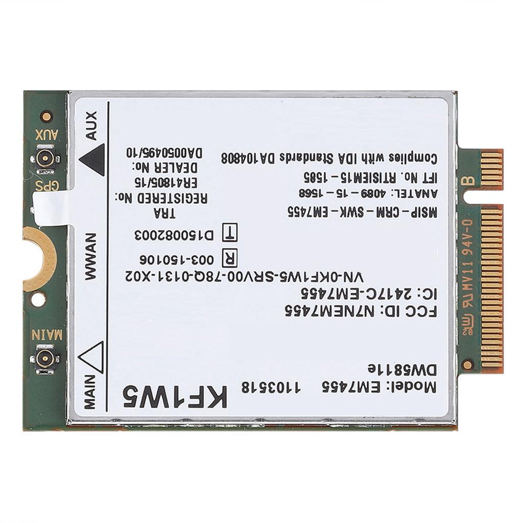 Сменный беспроводной модуль EM7455 для Dell DW5811e Qualcomm 4G LTE WWAN NGFF