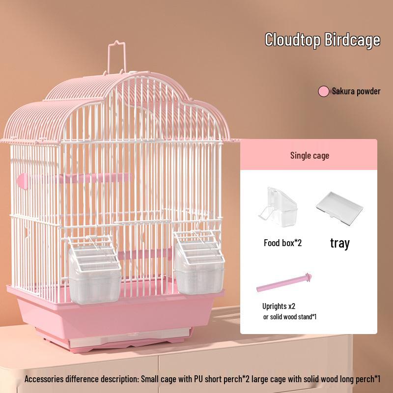 Новая Экологическая Птичья Вилла: Маленькая клетка для попугаев, например, для кореллы, ожерелового попугайчика, волнистого попугайчика, жемчужного