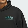 Adidas Оригинальная толстовка унисекс свободного кроя однотонная с капюшоном и длинным рукавом черная JY3653