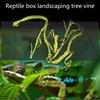 Искусственные лианы с естественным видом для стеклянных террариумов для рептилий, ландшафтная лиана для лазания питомцев, устойчивая к погодным условиям