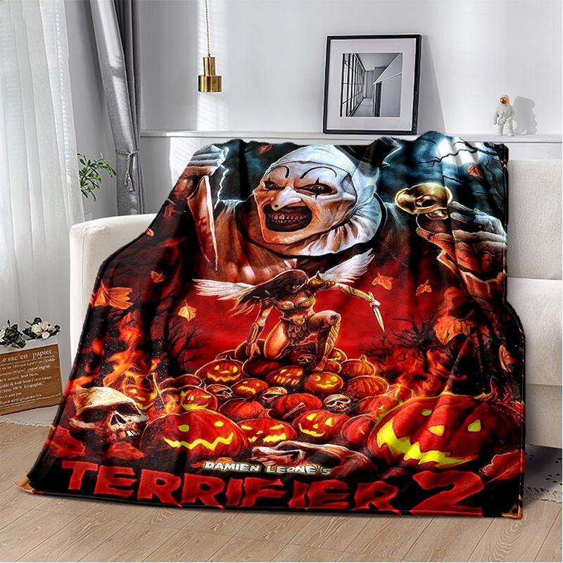 29 Style Terrifier Horror Movie Halloween Gift Soft Plush Blanket,Flannel Throw Blanket for Living Room Bedroom Bed Sofa Cover