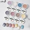 Nail Art 5 мл Pearl Shell Spiral Glitter Pearly Semi Permanent Nail UV Gel Varnish DIY Manicure Design Tool 14 Solid Colors