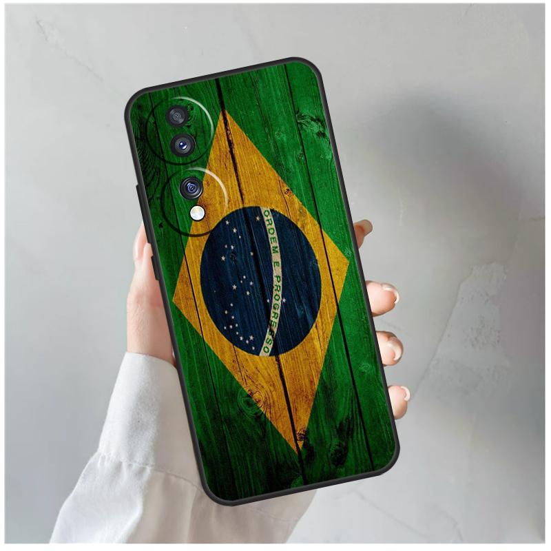 Бразилия Бразильский флаг Чехол для Honor Magic 8 5 6 7 Pro Для Honor 200 400 70 90 Lite X8c X8b X9a X9b X9c X9d Win RT