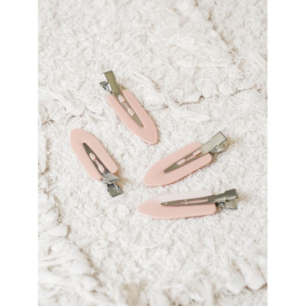 Щипцы для волос Daiso Less Marked, упаковка из 4 штук, розовые